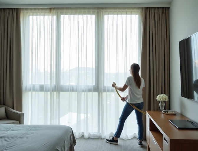 Coorparoo Sheer Curtain Cleaning